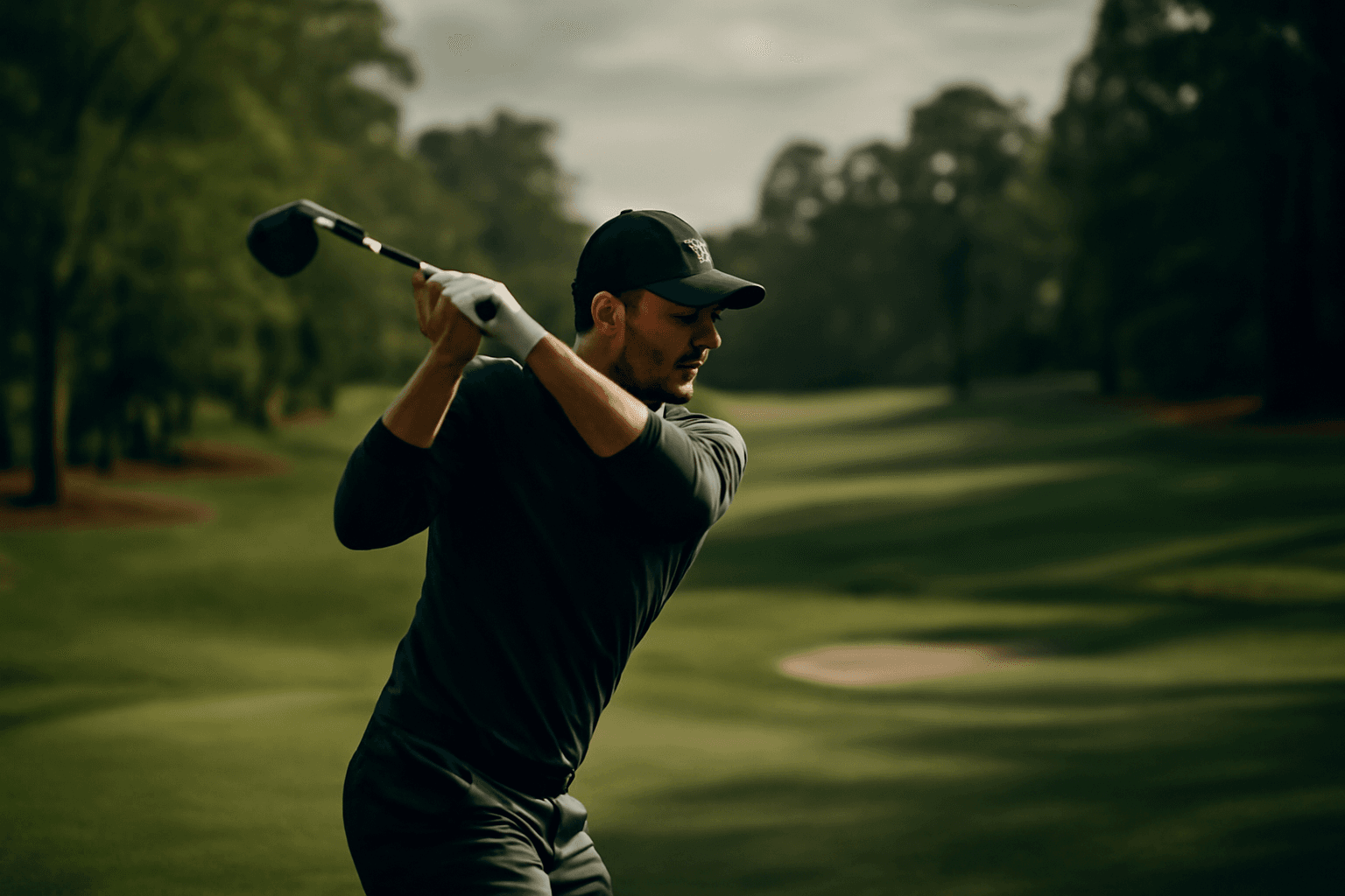 Åberg fryser inte i Augusta – första nio under par