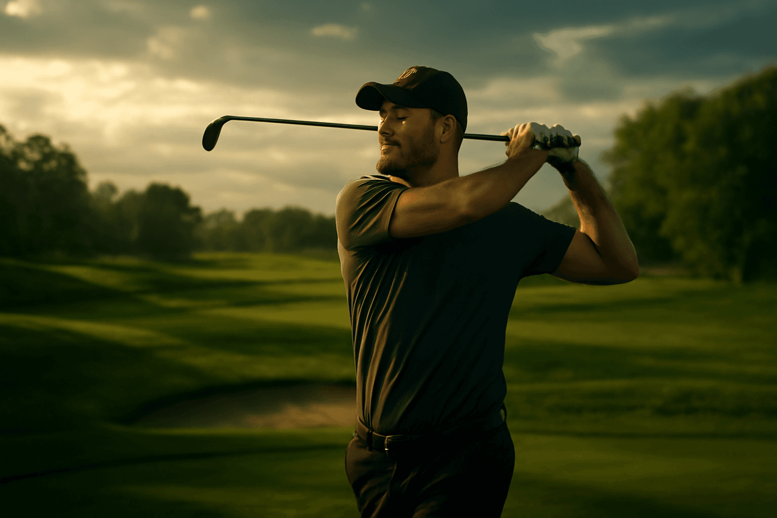 När golfare glömmer slag och börjar ropa i bunkern