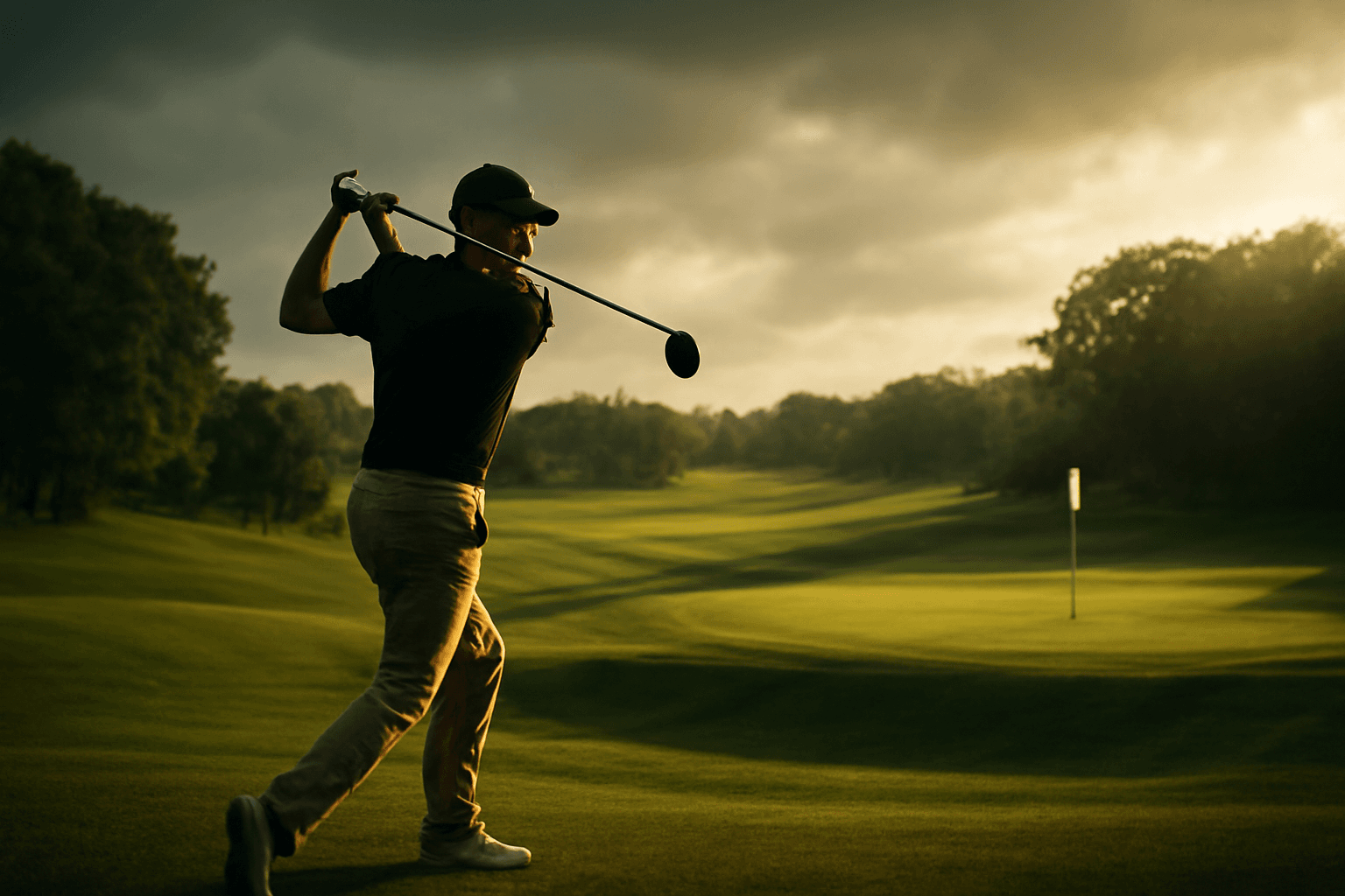 Segerdoppet flyttar till ny, mindre pool vid 18:e green