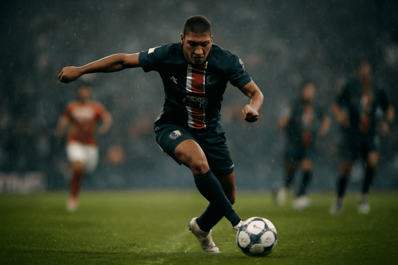 Mbappé skottade bort regnet i Philadelphia – tog initiativ