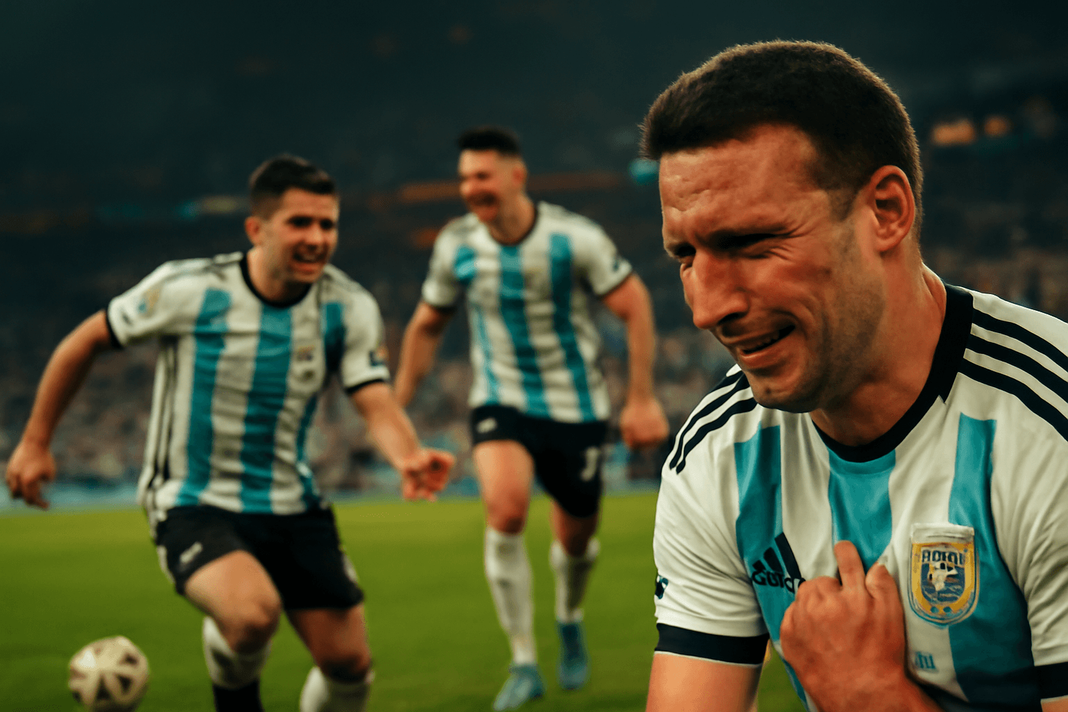 Scaloni grät öppet efter Argentinas förlust i VM-finalen