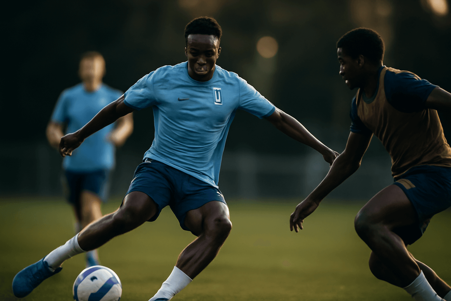Warren Kamanzi inleder träningen med Malmö FF direkt