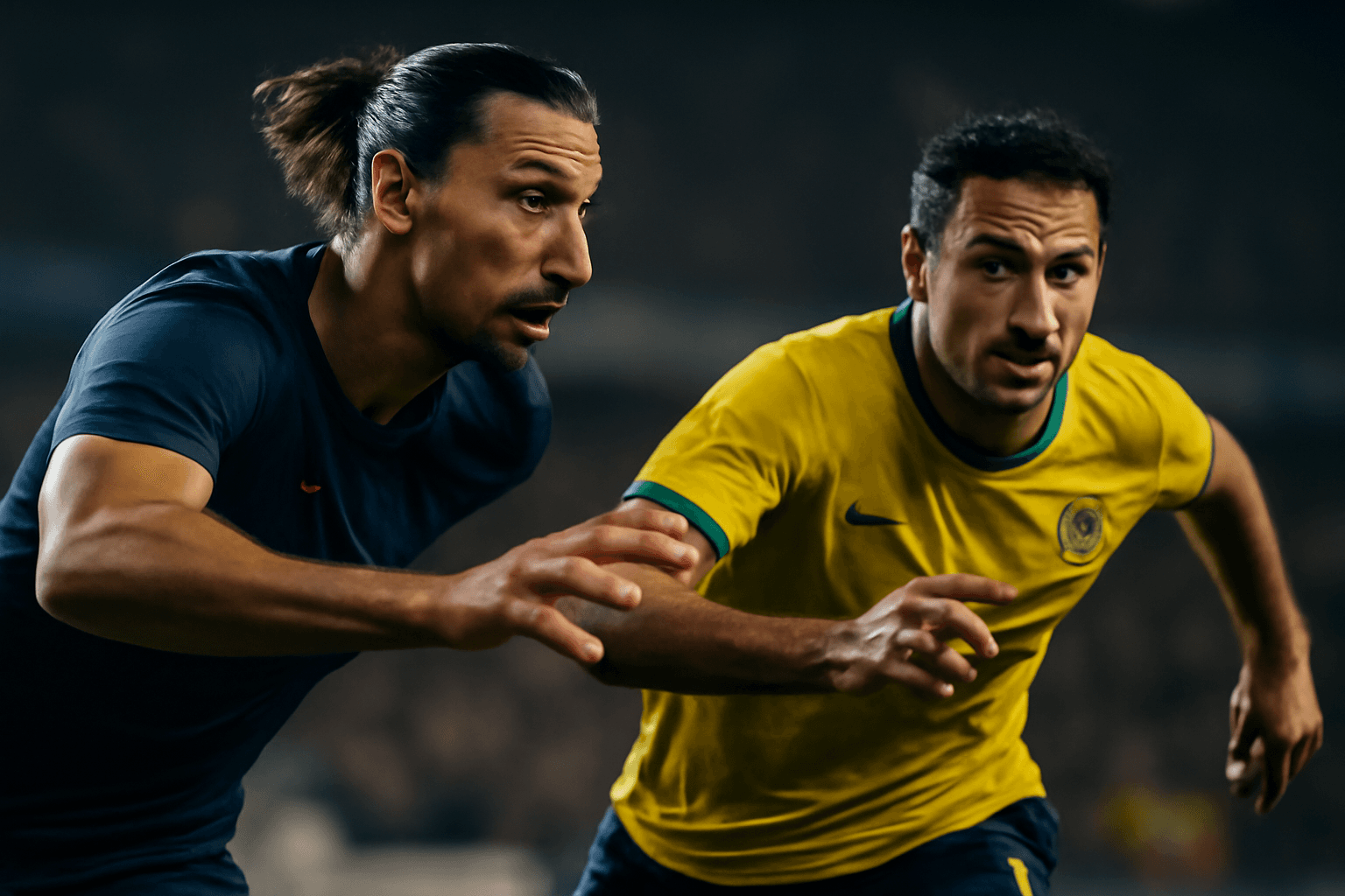 Zlatans fråga som lugnade en nervös Behrang Safari